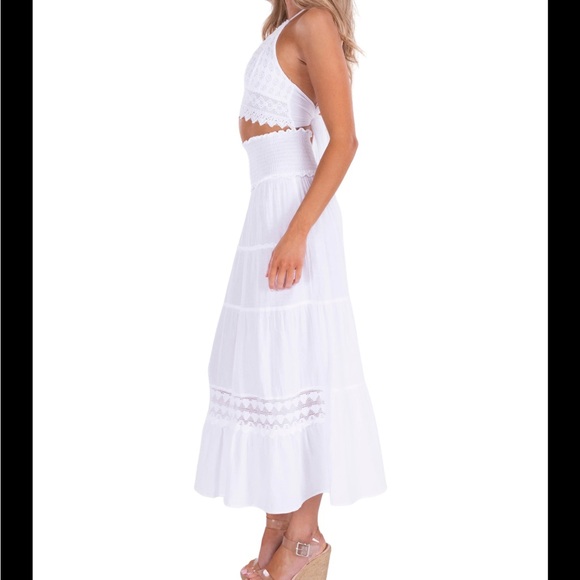 White Peruvian, cotton, long skirt - Picture 2 of 3